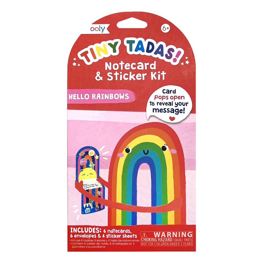 【幼兒益智遊戲】隨行貼紙文青小卡組 (萌萌彩虹的世界)