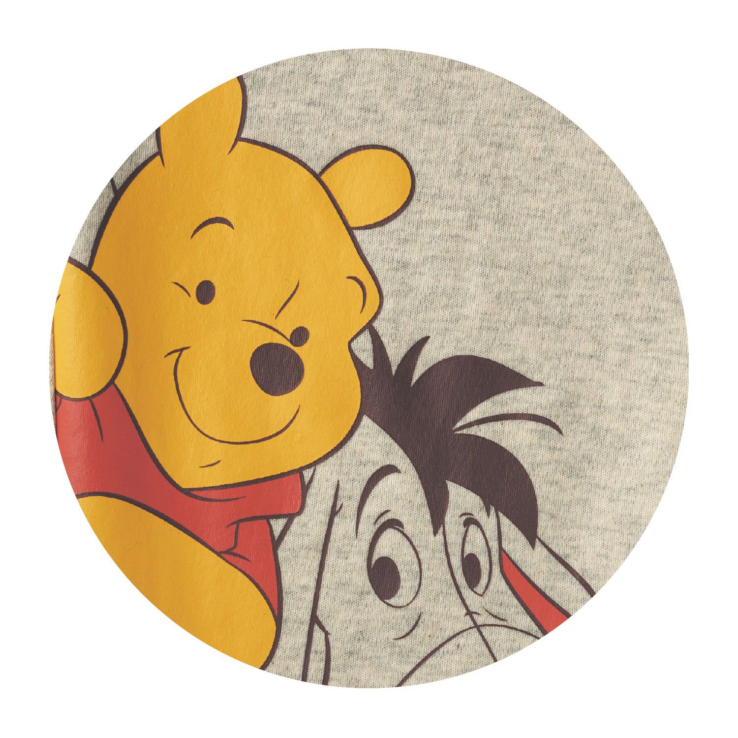 日本千趣會 - 迪士尼 柔軟家居休閒長褲-米奇花草-深灰