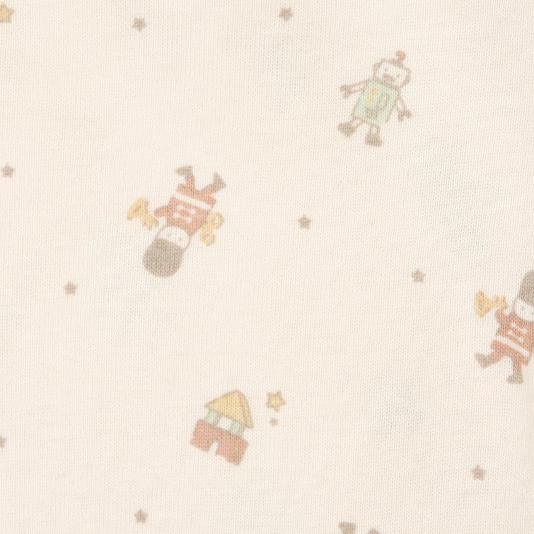 akachan honpo - 新生兒內衣6件組 長袖-按扣款 玩具-綠色 (肚衣:50cm 蝴蝶裝:50~60cm)