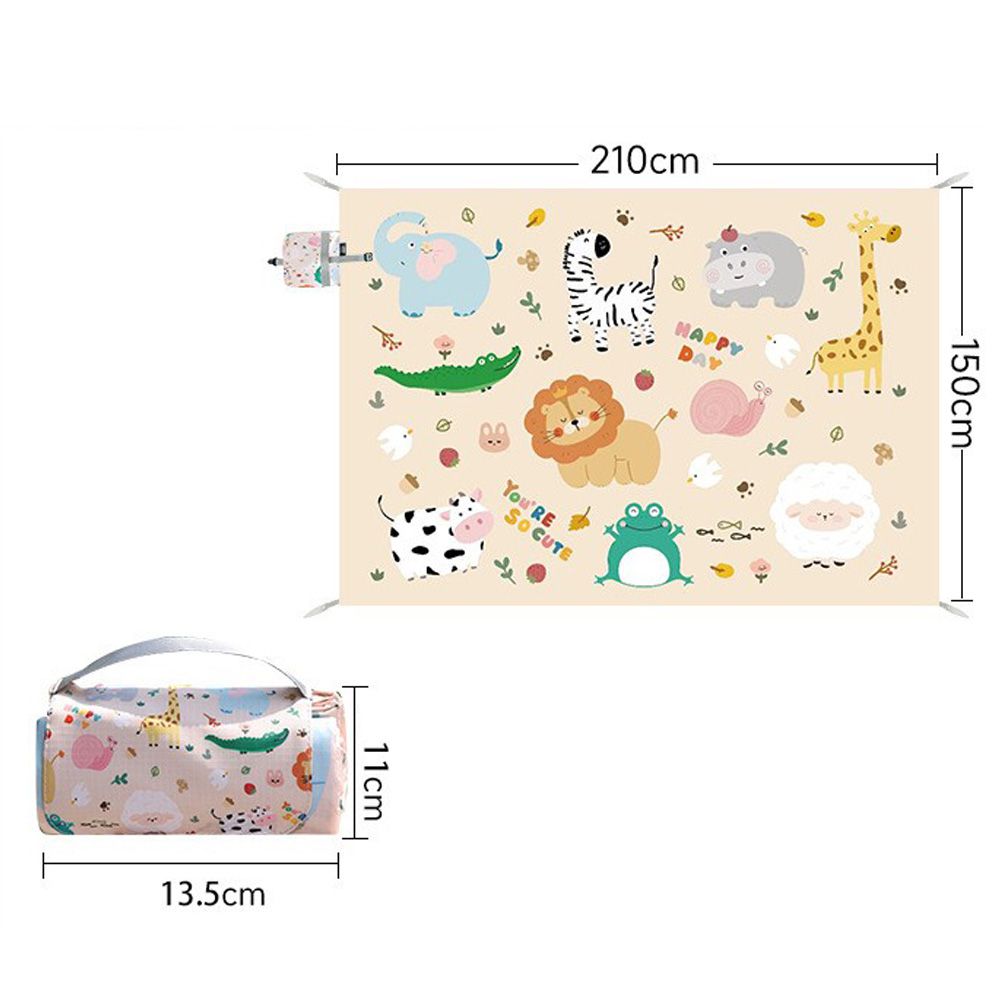 便儶迷你口袋野餐墊 M碼 (150x210cm)