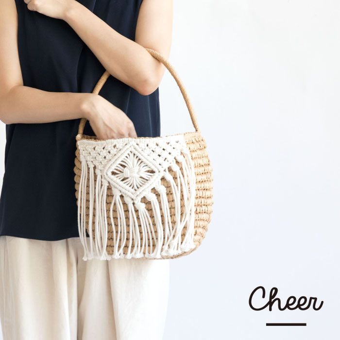 日本妞夏日最愛。草編包Ｘ編織包