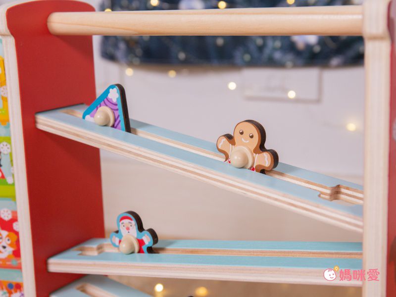 德國 Hape - Christmas Roller Coaster 聖誕倒數月曆-滾輪軌道