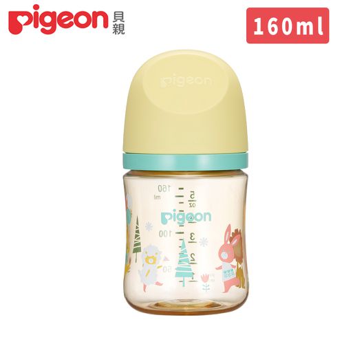 貝親 Pigeon - 第三代母乳實感PPSU奶瓶160ml-動物派對