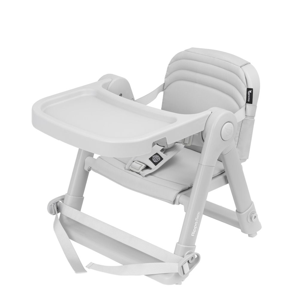 Flippa flex兩用兒童餐椅-珍珠灰