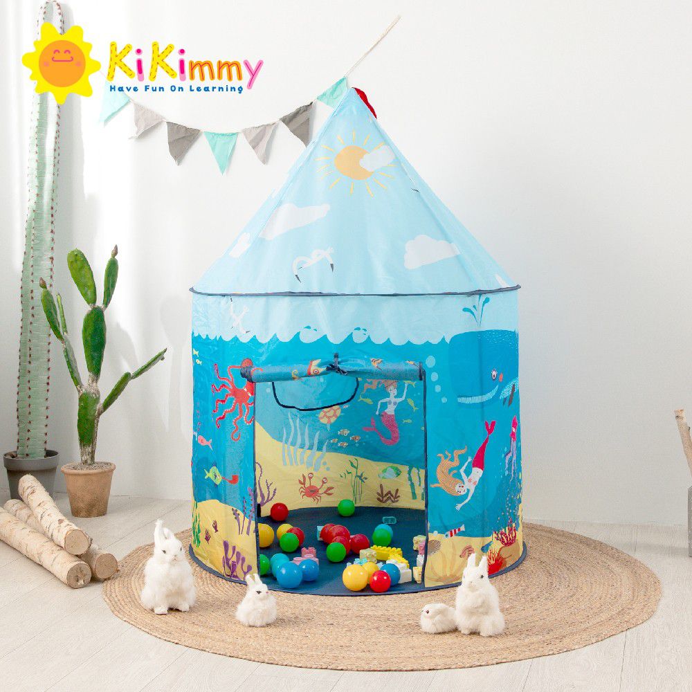 Kikimmy - 摺疊遊戲帳篷-海洋世界款