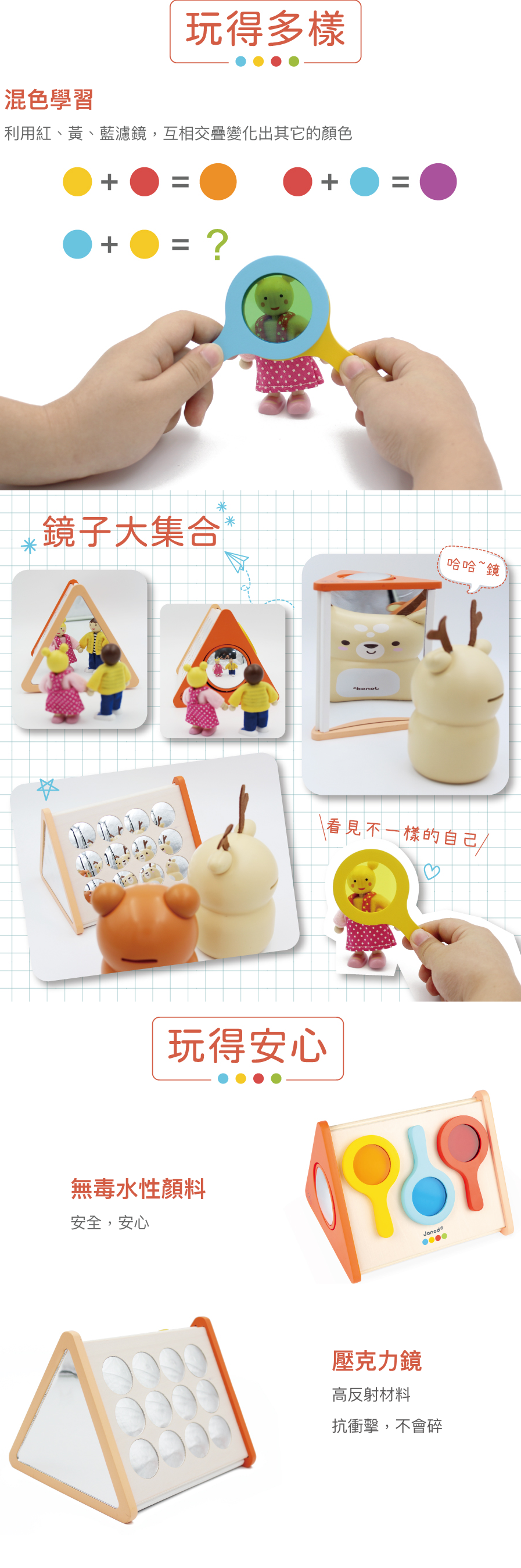 法國Janod - 小小STEAM系列-魔術鏡子