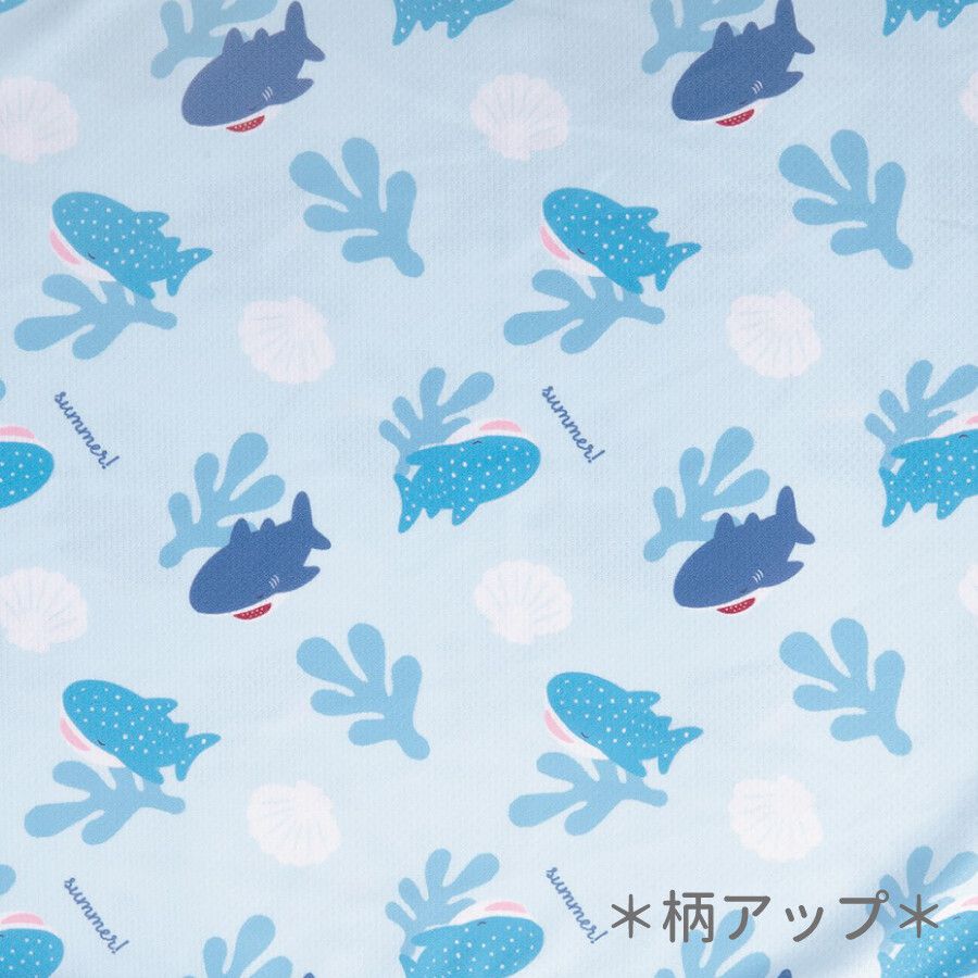 日本 LIV HEART - 抗UV水涼感巾(附收納袋)-檸檬企鵝 (30x100cm)