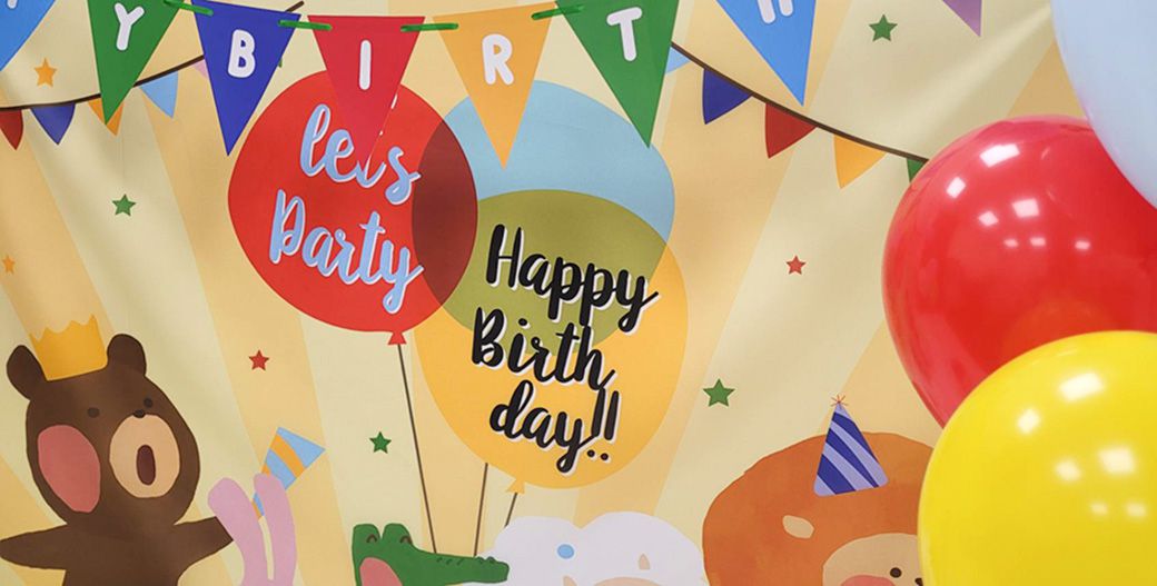 PartyPack派對懶人包 - 可愛歡唱動物生日派對懶人包5件組