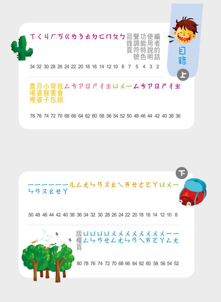 新版兒童正音ㄅㄆㄇ拼音書*新版*-FOOD超人-80頁