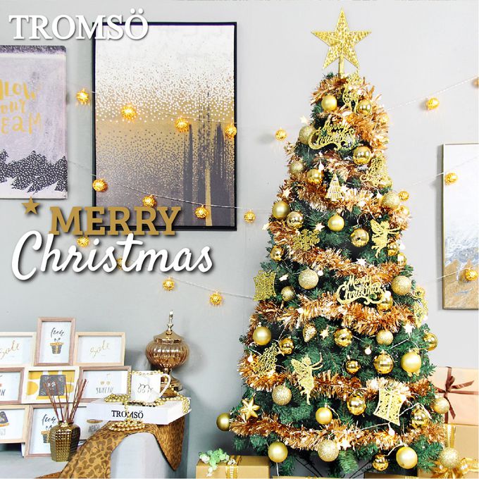 TROMSO - 北歐絕美聖誕樹-巴黎香榭金 (180cm)