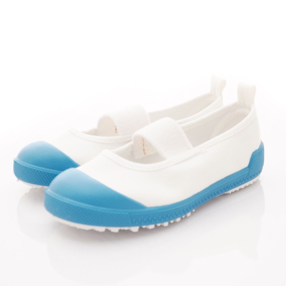 Moonstar日本月星 - 機能童鞋-日本製鐵氟龍室內鞋(中小童段)-淺藍