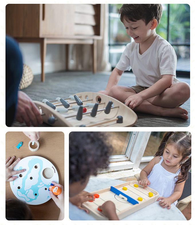 泰國 Plantoys - 滾滾木頭疊疊樂