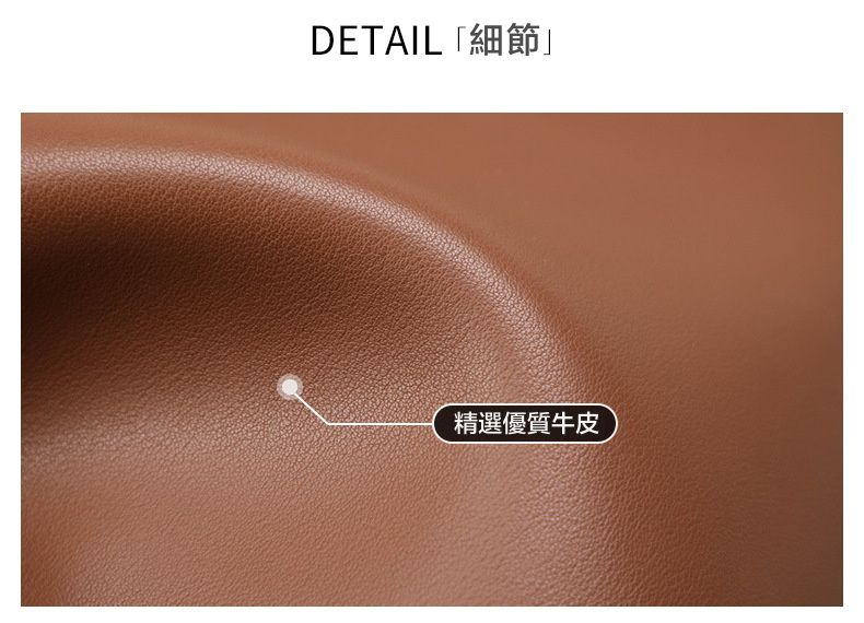 真皮時尚水桶包/單肩斜背包-棕色 (27.5x22.5x10.5cm)