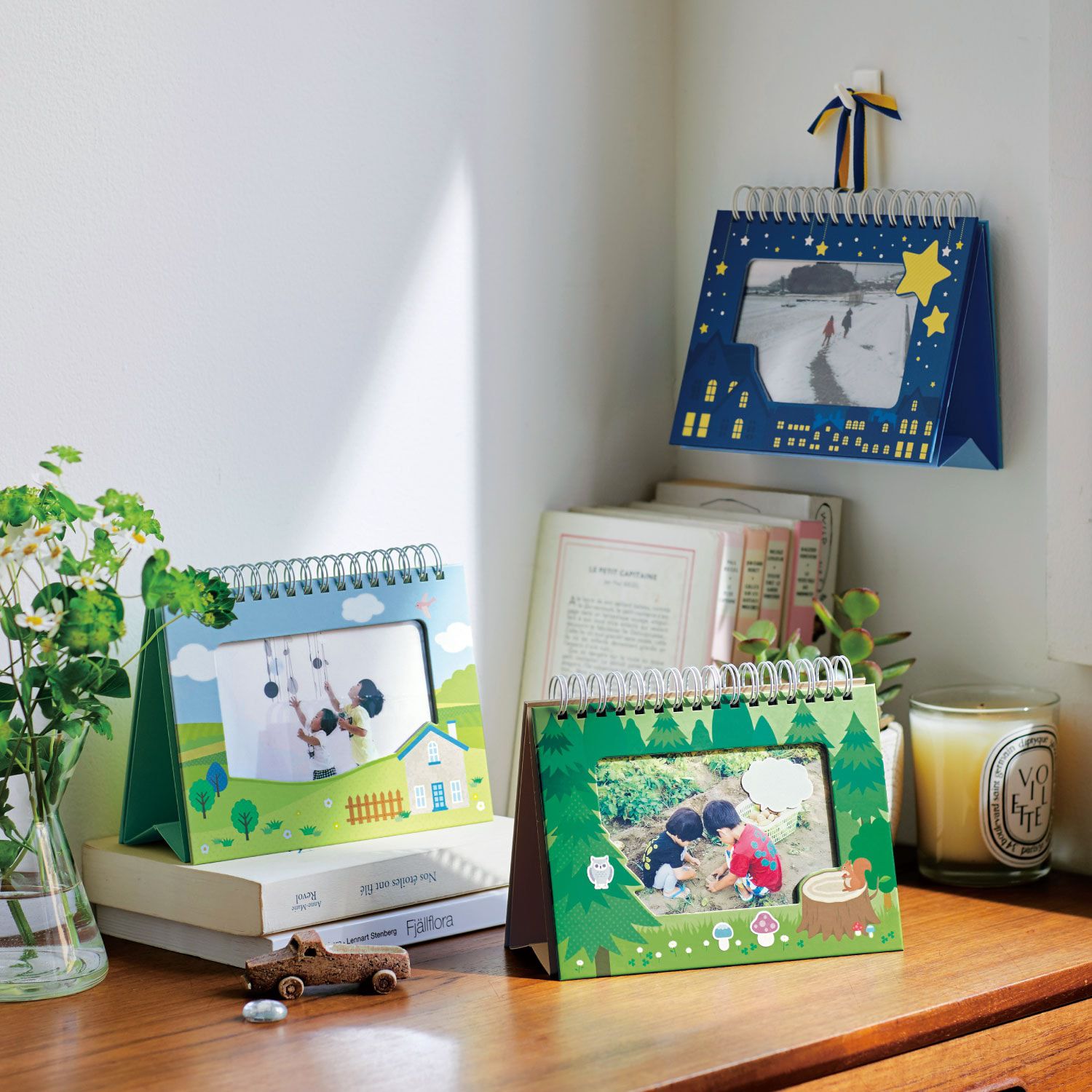 日本千趣會 - 日本製 相框造型的相簿冊(31枚)-遠處的山峰 (3x5相片)