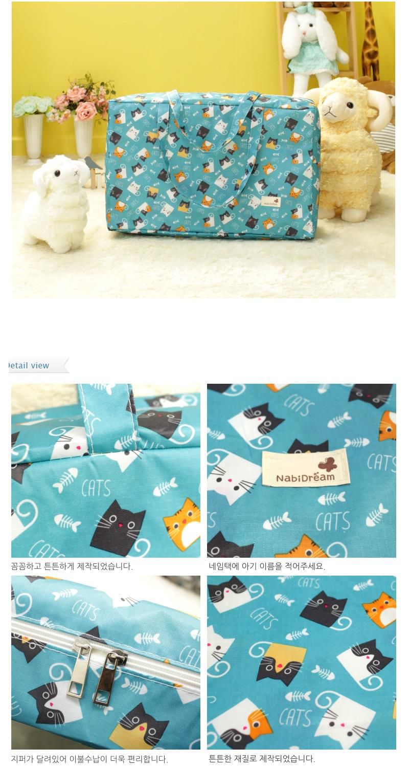 韓國 NabiDream - 防潑水厚款睡袋收納袋(L)-駱馬 (65*35*15cm)