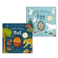 KIDsREAD - 《小起步，大夢想》小小的斑點蛋&小小的棕色堅果 科普點讀書