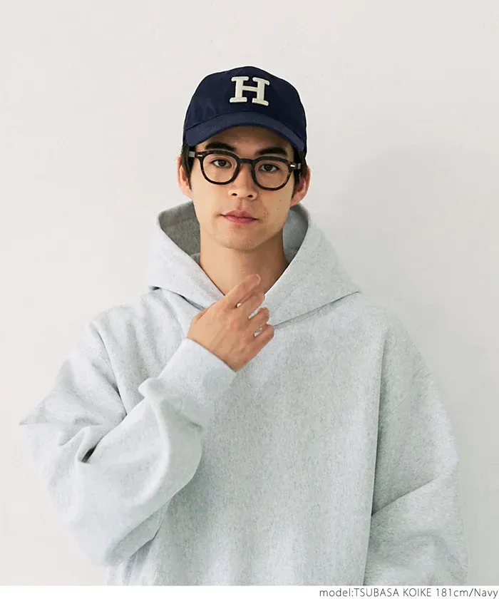 日本 COCA - 100%棉美式復古老帽/鴨舌帽-立體刺繡H-酒紅