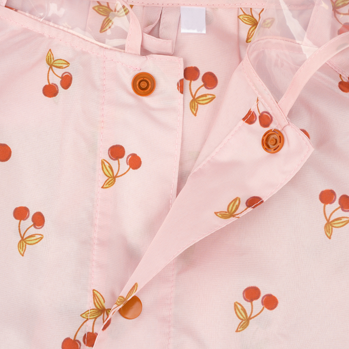 akachan honpo - 雨衣-櫻桃-粉紅 色