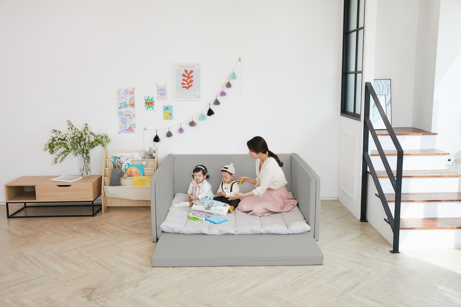 Alzipmat - 糖果屋輕量版-城市灰 (136x120x50cm)