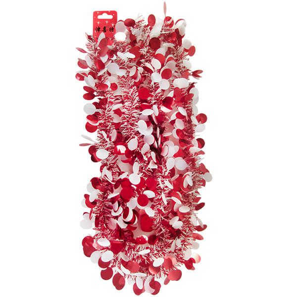 派對城 SuperParty - 200公分圓點彩帶1入-蘋果紅