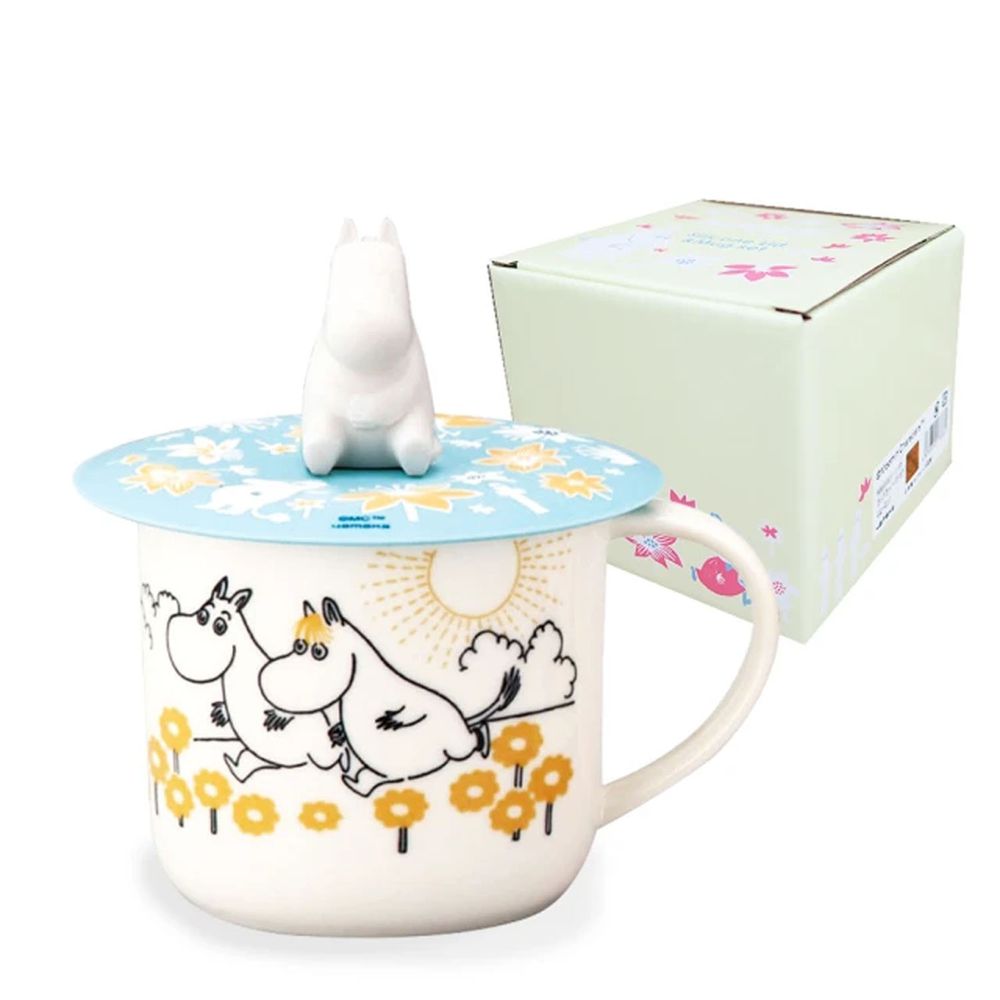 日本山加 yamaka - moomin 嚕嚕米彩繪陶瓷馬克杯禮盒-嚕嚕米-MM3001-11P
