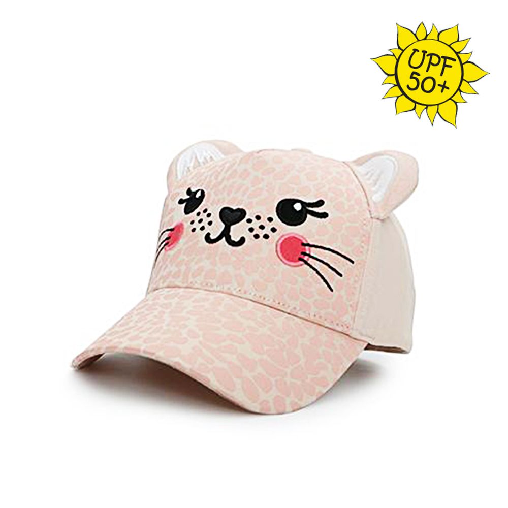 加拿大 flapjackkids - 3D透氣棒球帽-花豹 (4y-6y)