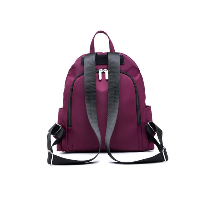 Heine 海恩 - WIN-188 流行女包 媽媽包 尼龍後背包 防潑水後背包 時尚媽咪包-紫色