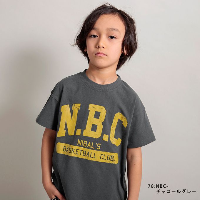 日本 BRANSHES - 100%棉 街頭印花短袖上衣-QUINTES-淺棕