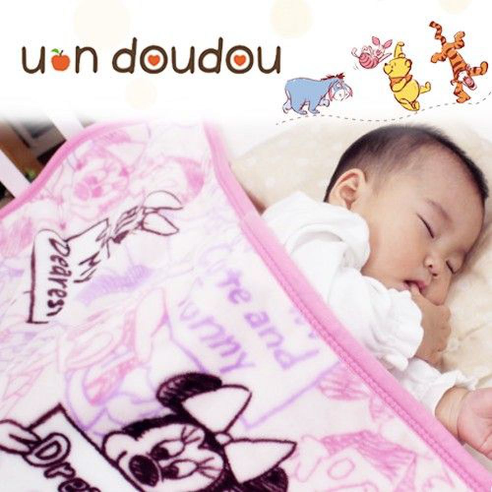 日本undoudou 迪士尼 秋冬保暖毯 防踢被 睡袋 媽咪愛