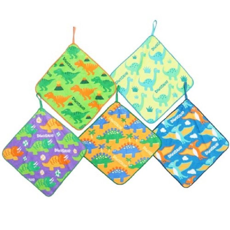 akachan honpo - 擦手巾5件組-恐龍