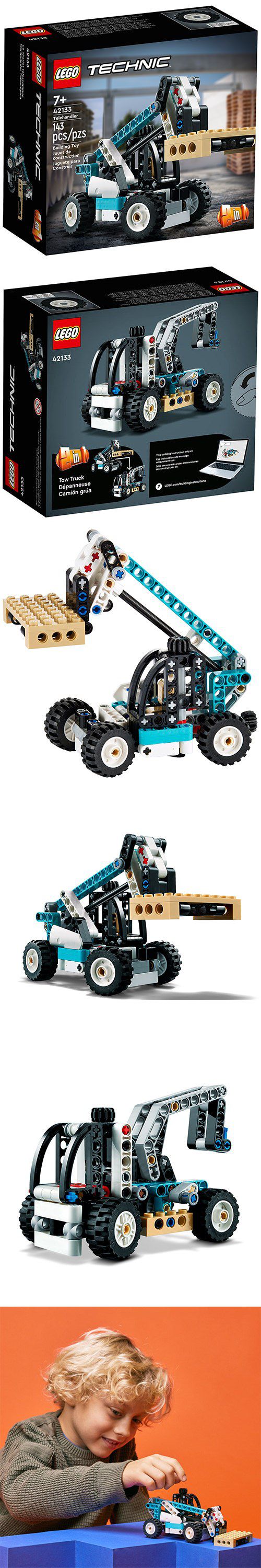 樂高 LEGO - 樂高積木 LEGO《 LT42133 》科技 Technic 系列 - 伸縮式裝卸機-143pcs