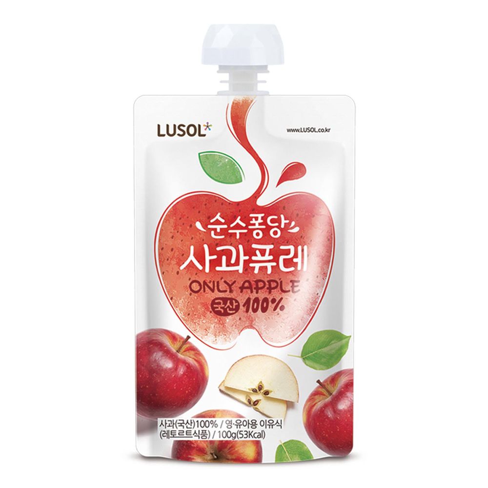 韓國 LUSOL - 水果泥(4m+) (蘋果)-100ml