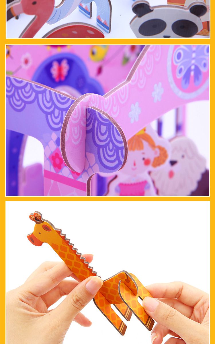 JoanMiro - 【專案特惠】兒童立體拼圖-公主城堡