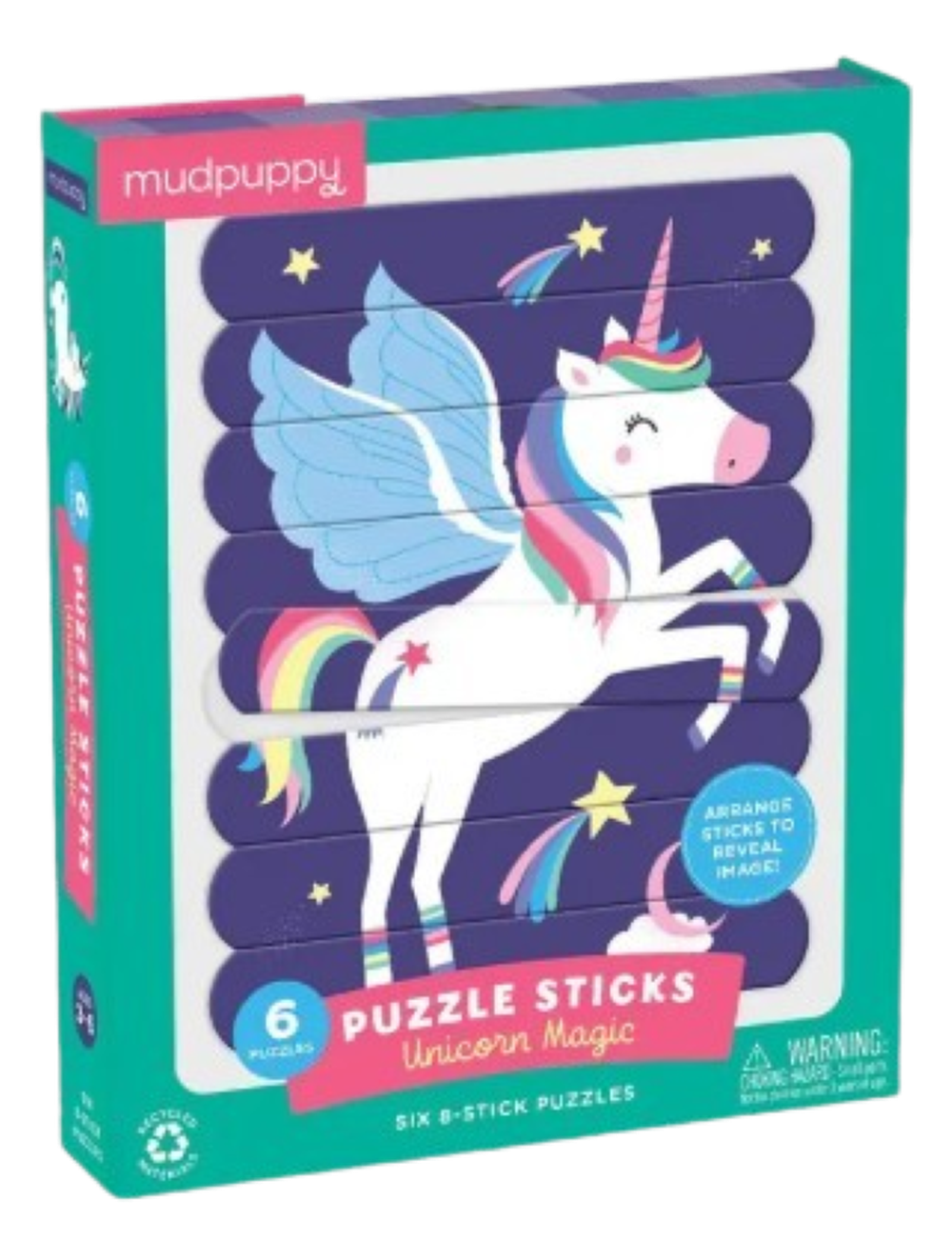 排排拼圖棒-魔法獨角獸24片 (24x19.5x4.2)