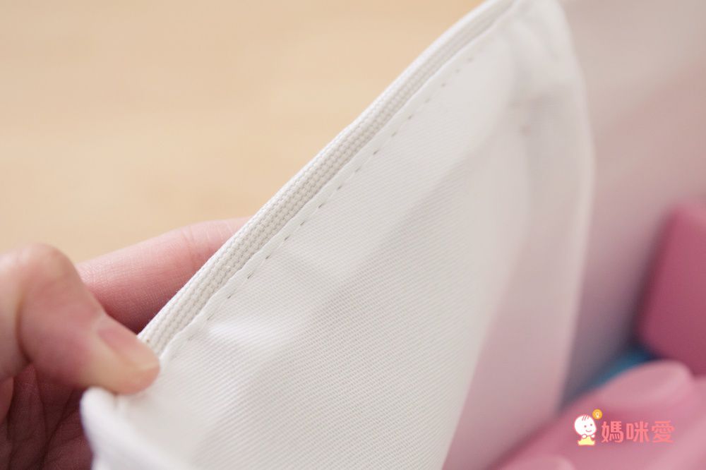 英國 JoJo Maman BeBe - 多用途玩具藍/洗衣籃-藍白條紋