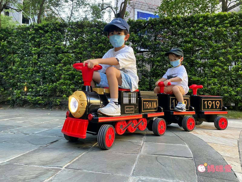 i-Smart - 復古小火車 台灣獨家代理 (含火車頭+第二節動力車廂)-紅色