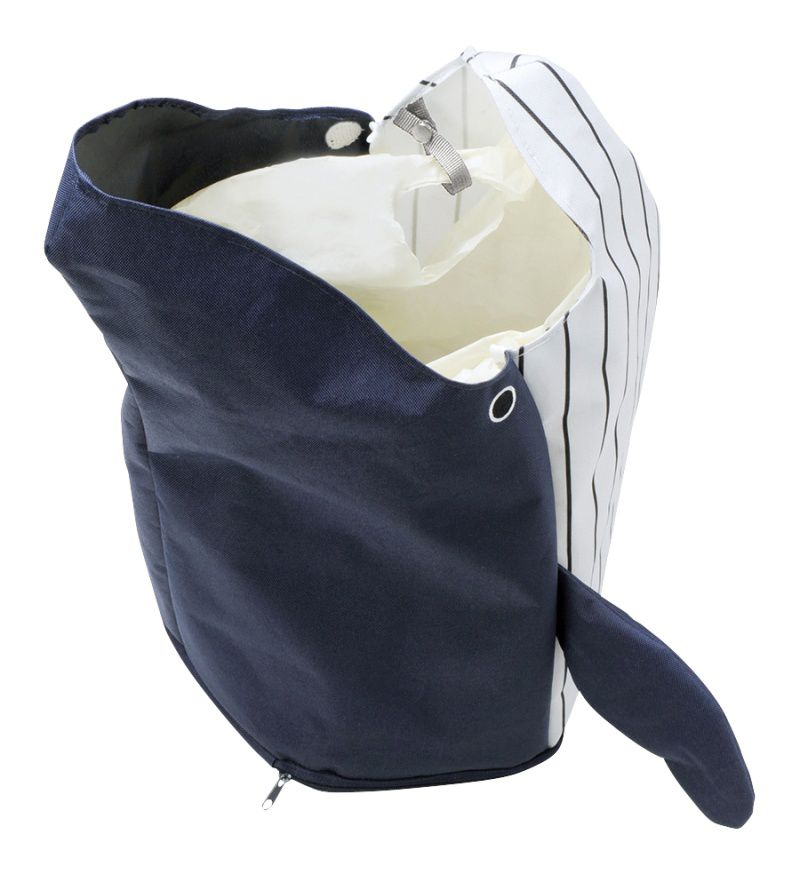 日本 Seto Craft - 動物造型直立式置物袋/收納袋-鯊魚