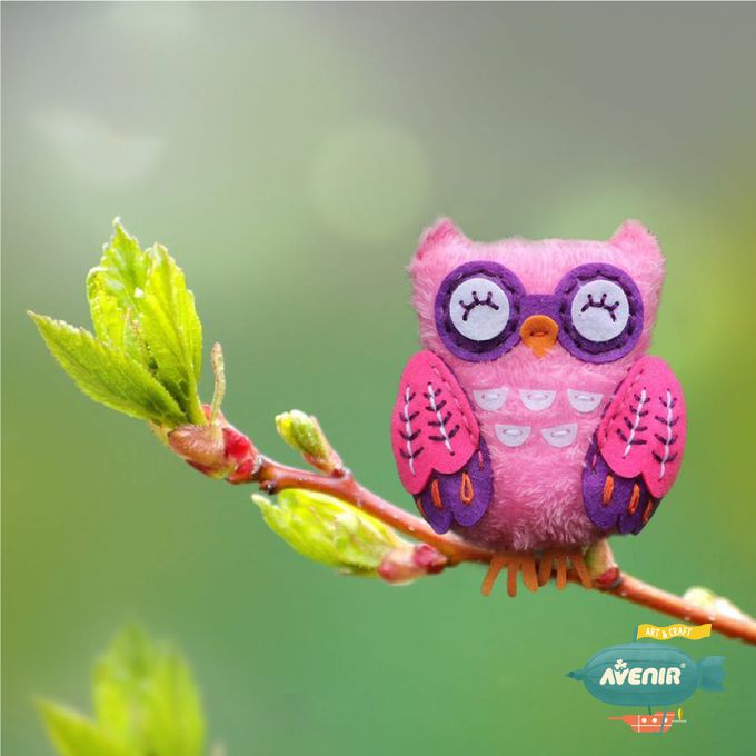 德國 Avenir Kids 艾維尼 - AK-S 縫工-我的守護小夥伴,貓頭鷹吊飾