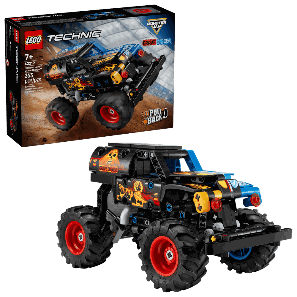 LEGO 42219 Monster Jam™ Grave Digger™ 火與冰 Fire and Ice
