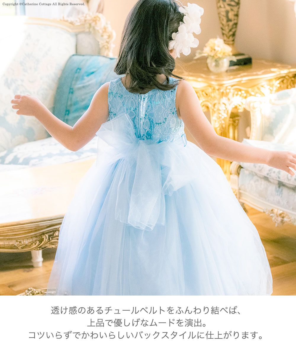 日本 Catherine Cottage - 夢幻大蝴蝶結澎澎裙洋裝/小禮服-天使白