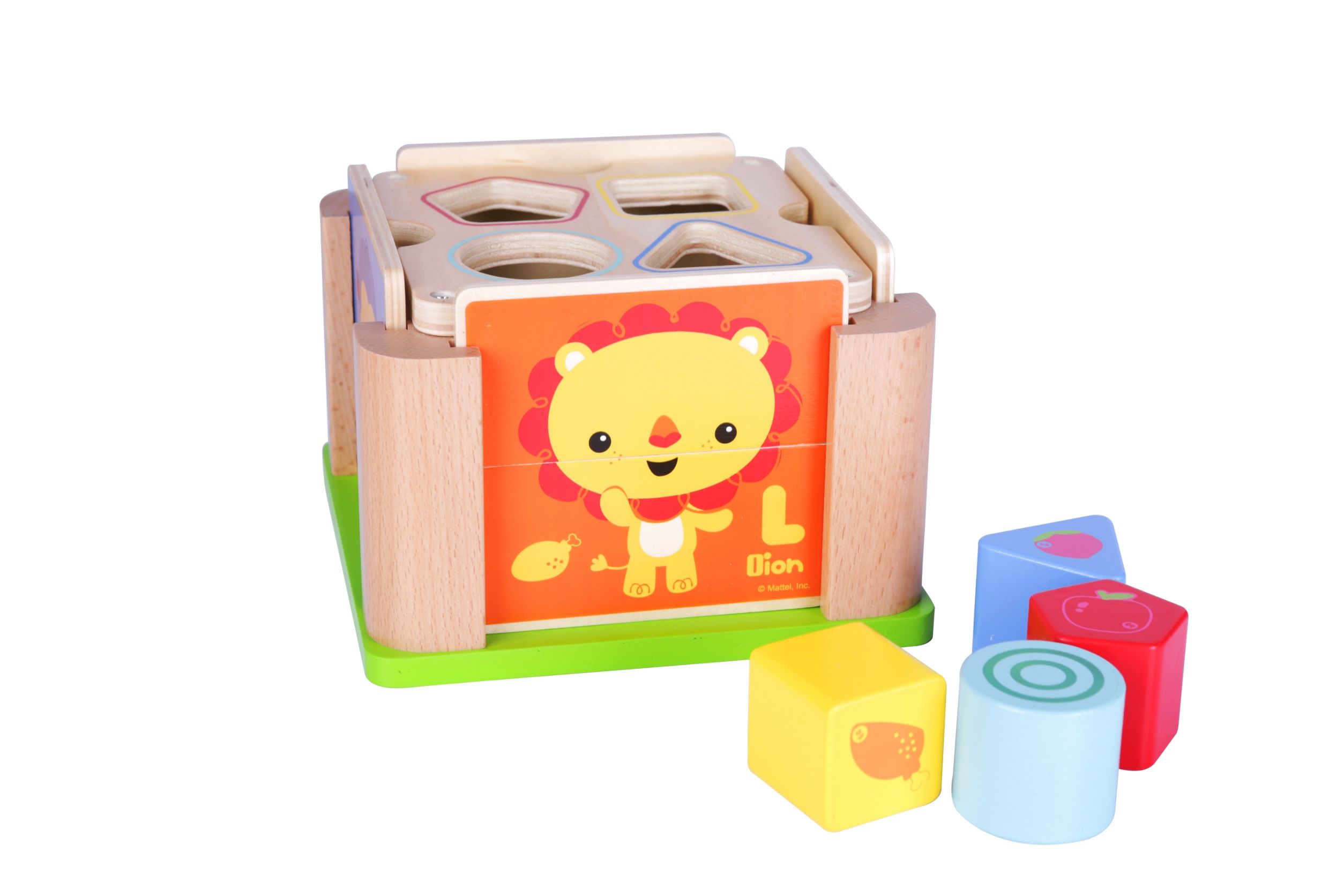 美國Fisher-Price 費雪 - 費雪動物形狀積木學習盒