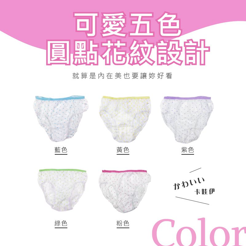 輕鬆走 - 輕鬆走免洗褲 (5入/包)-淑女L號(適用腰圍32-38吋）