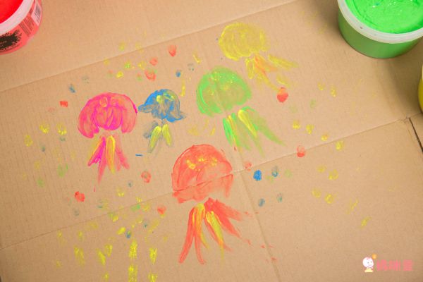 英國Brian Clegg - 好洗無毒手指顏料-6色(螢光色)