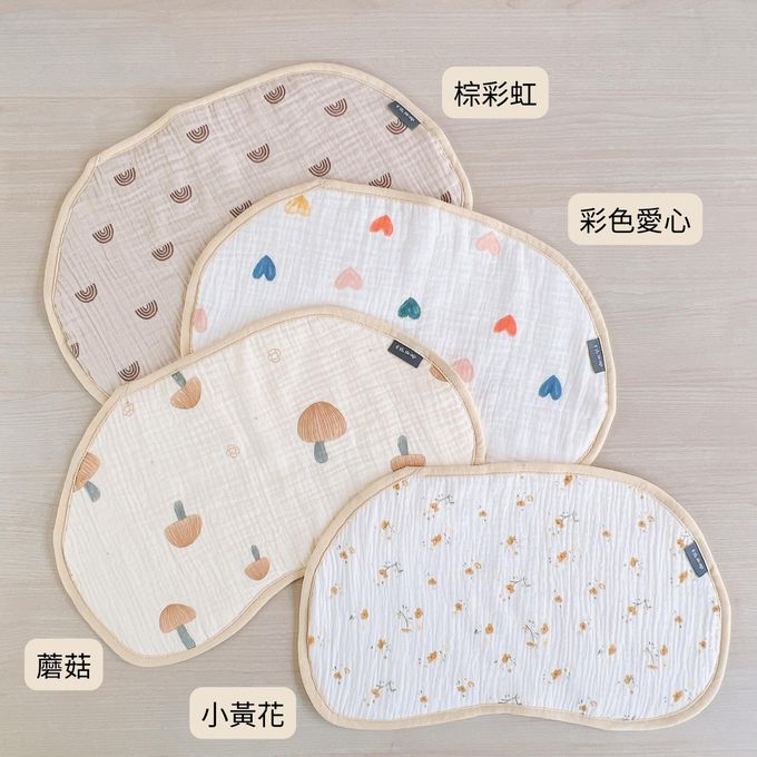 Chi-mi啾米 - 十層紗寶寶枕巾2件組