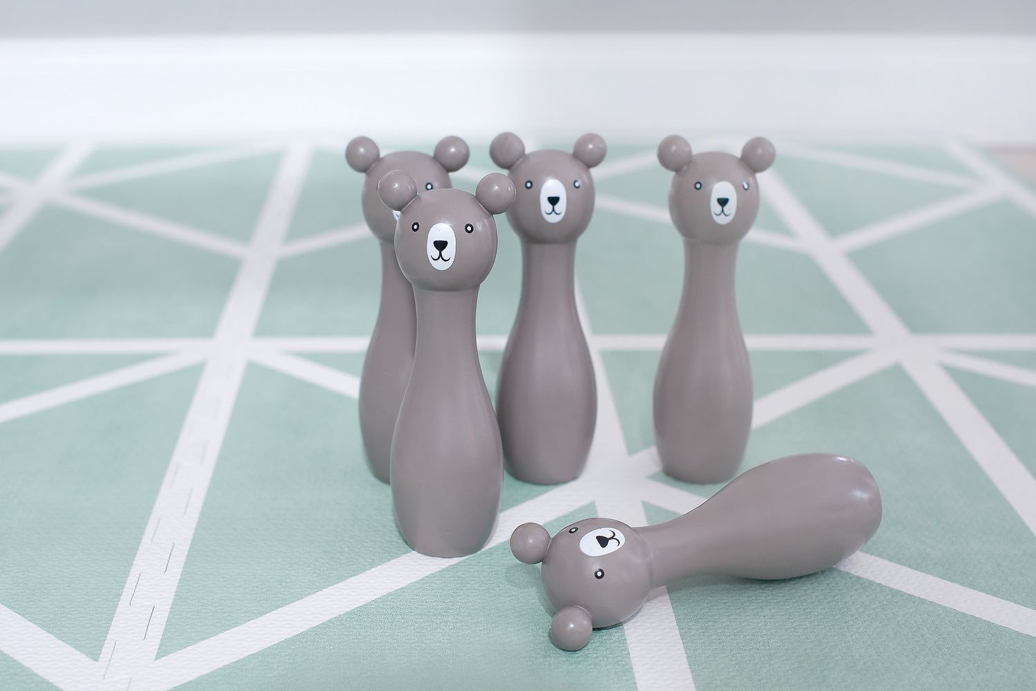 德國 toddlekind - 北歐風系列遊戲地墊-抹茶綠-一組6片