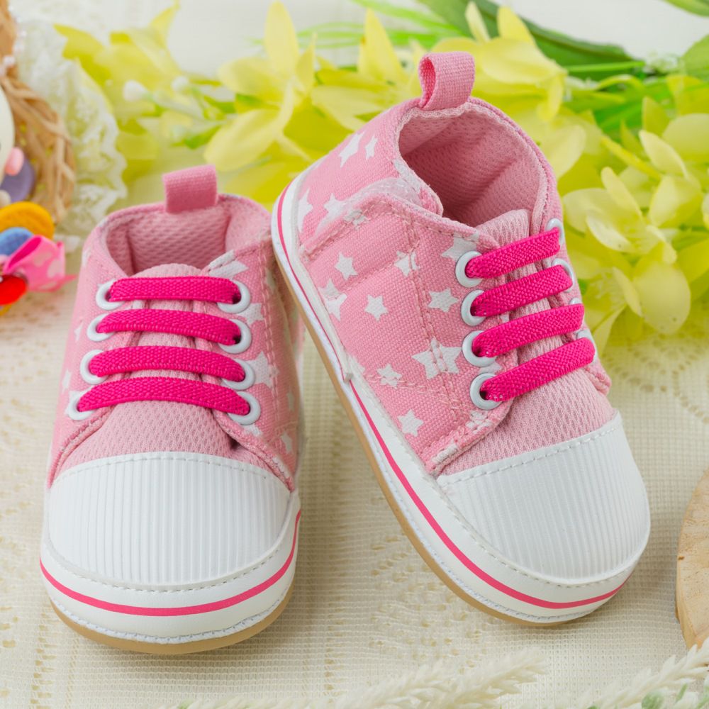 nikokids - 軟Q底學步鞋-粉色(SG576)