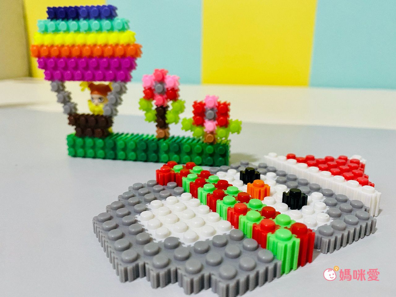 可重複拆卸，玩法多變【韓國Color Story 】免熨燙拼豆