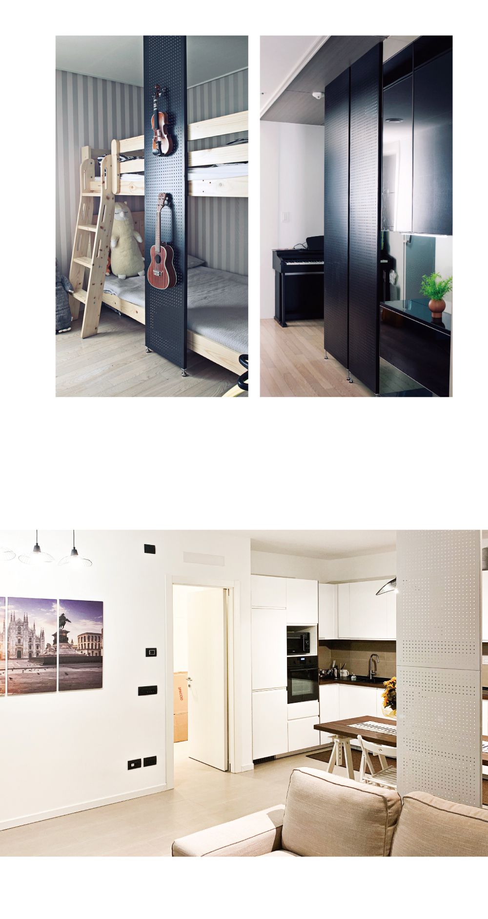 完美主義 Peachy Life - inpegboard 頂天立地洞洞板80X280-白色