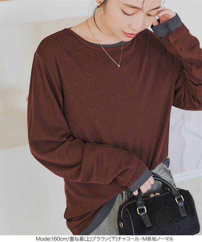 日本 Kobe Lettuce - 薄透感層次穿搭寬鬆長袖上衣-(可選下擺)-白