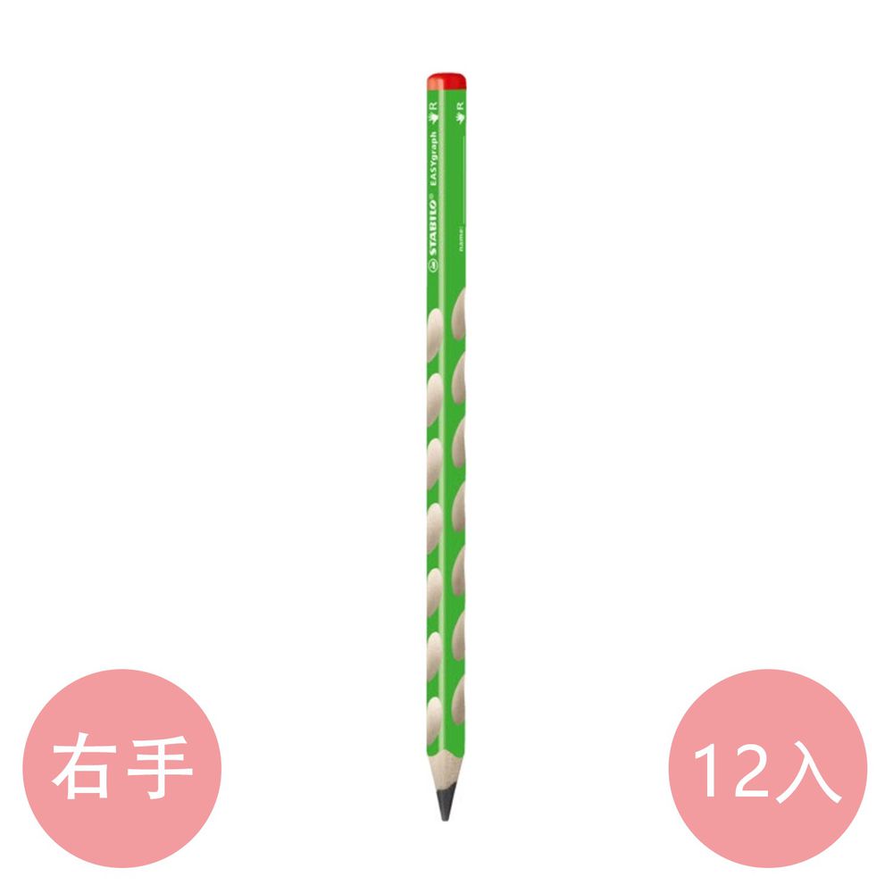 STABILO思筆樂 - 洞洞筆 鉛筆系列 右手 HB(淺綠) 12支入